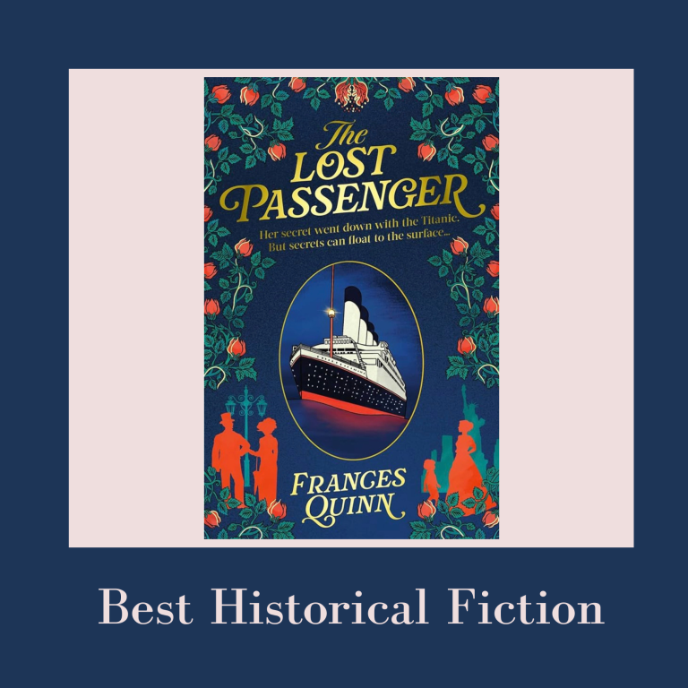 Copy of The Lost Passenger by Frances Quinn winner of Best Historical Fiction 2025 Best Book Forward awards